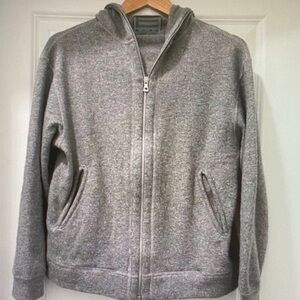 Etro Gray Zip Up Sweater